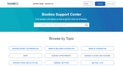 Desktop Screenshot of help.bookeo.com